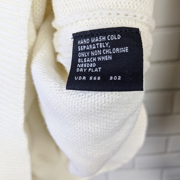 Nautica Grey Blue Cream Sweater Men's Extra Large XL - Picture 6 of 6